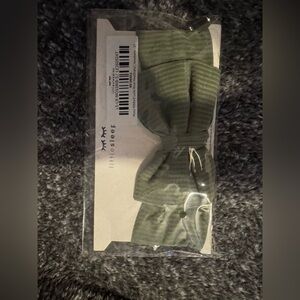 Little Sleepies Olive Bow Headband